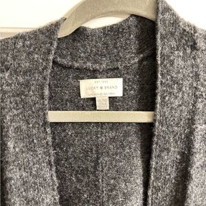 Lucky Brand Gray Cardigan XL Marled Gray LIKE NEW